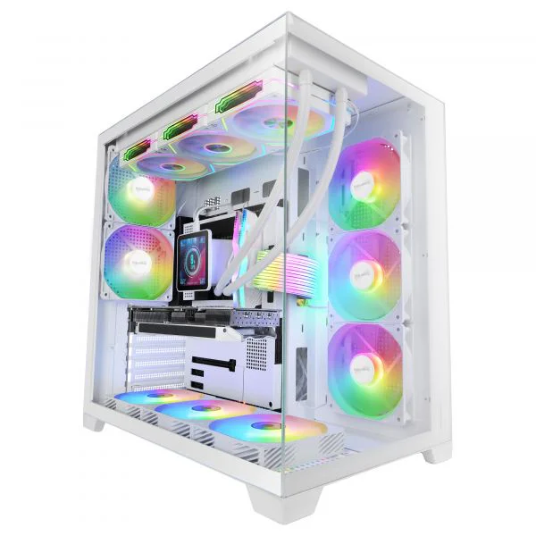 Caixa Gaming Semi-torre Mars Gaming MCVPRO Branco