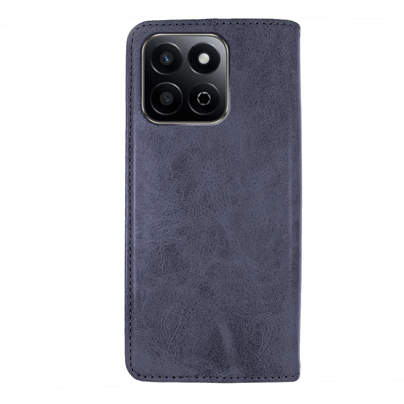 Capa com Tampa e Compartimento para Cartões Apokin Polipele para Honor 200 Smart Vermelho - Imagem 3