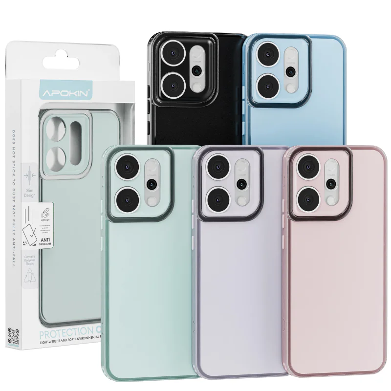 Capa Bumper Apokin Urban para Oppo Reno 14 Verde - Imagem 1