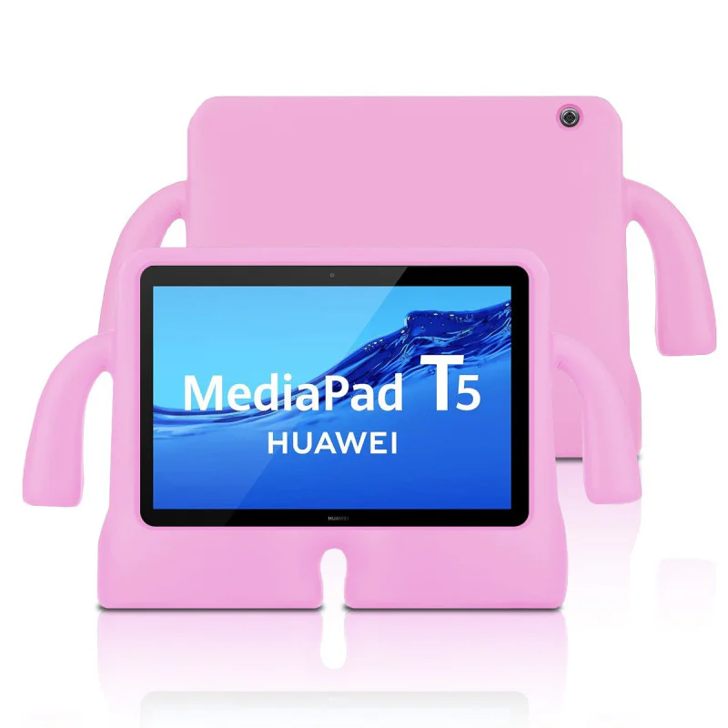 Capa Apokin para Huawei MediaPad T3 10 polegadas em Silicone Reforçado Rosa