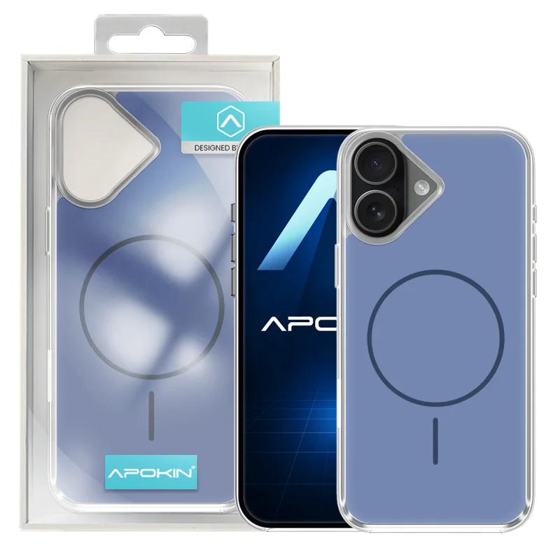 Capa Apokin Clear Mag-Case para iPhone 17 Laranja - Imagem 4