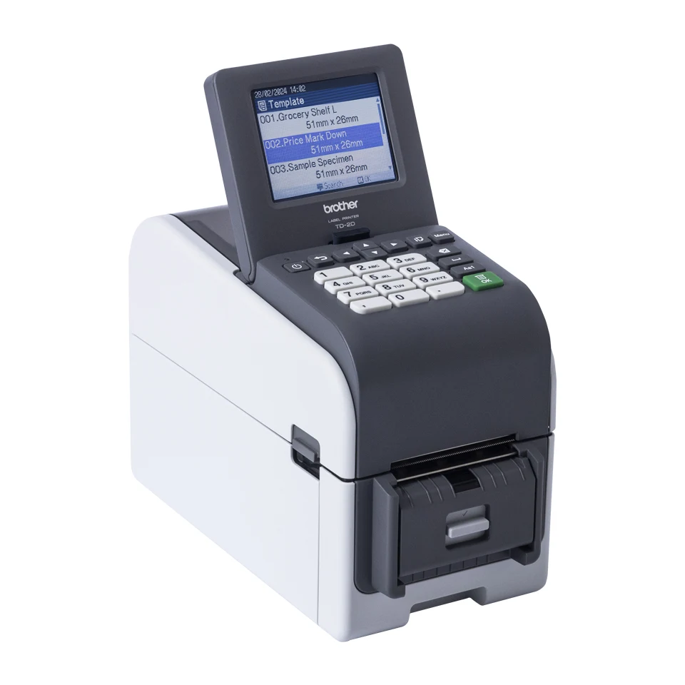 Impressora de Etiquetas Térmica de Secretária Brother TD-2350DSA203 203 ppp Wi-Fi Bluetooth - Imagem 2
