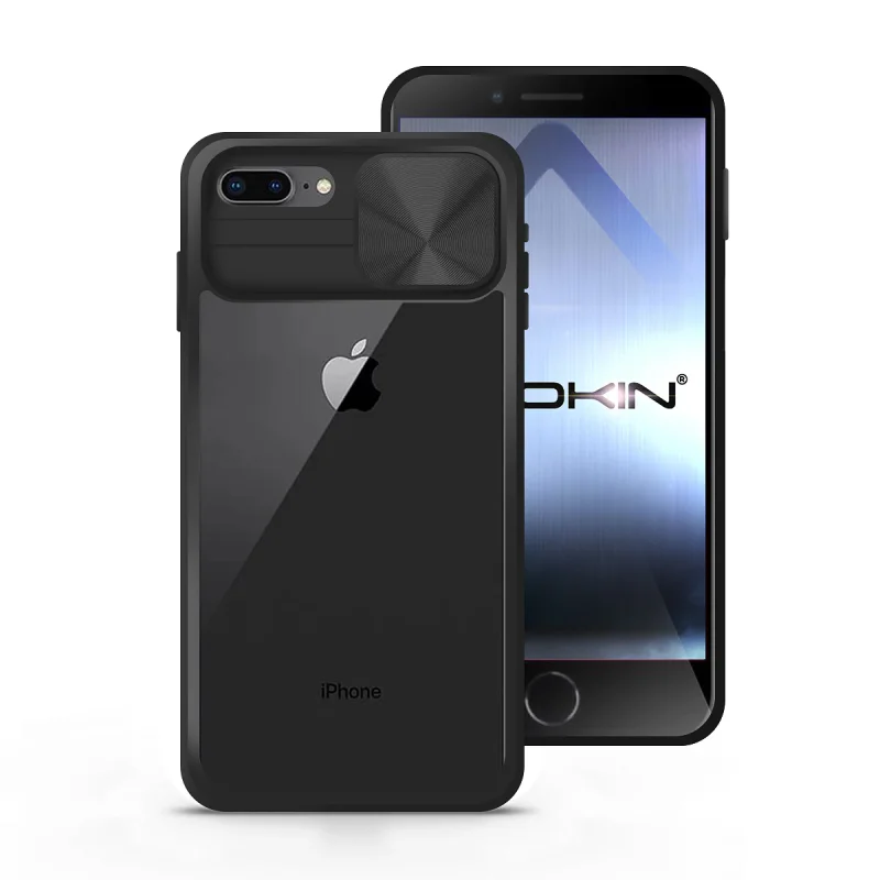 Capa de Gel Apokin para iPhone 7 Plus e 8 Plus Antichoques com Cobertura Deslizante Azul Turquesa - Imagem 5