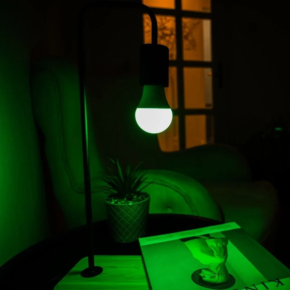 Lâmpada Inteligente Shelly Multicolor Bulb E27 Gen3 Wi-Fi e Bluetooth RGBW Regulável Pack 2 Unidades - Imagem 4