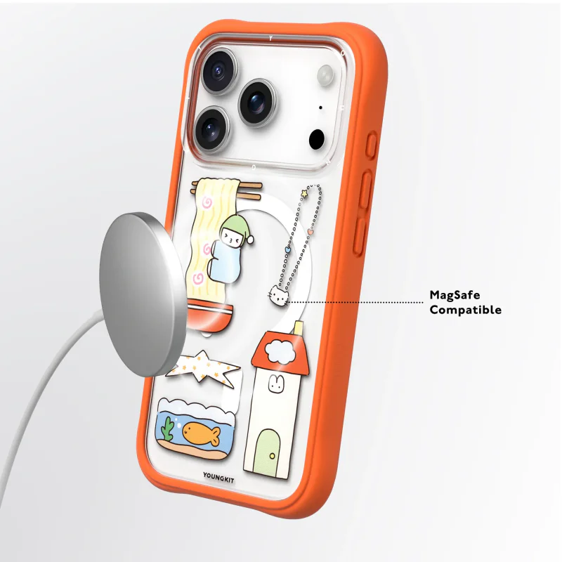 Capa Magnética Apokin Youngkit Berry Buddies para iPhone 17 Pro e 18 Pro Berry Buddies - Imagem 5