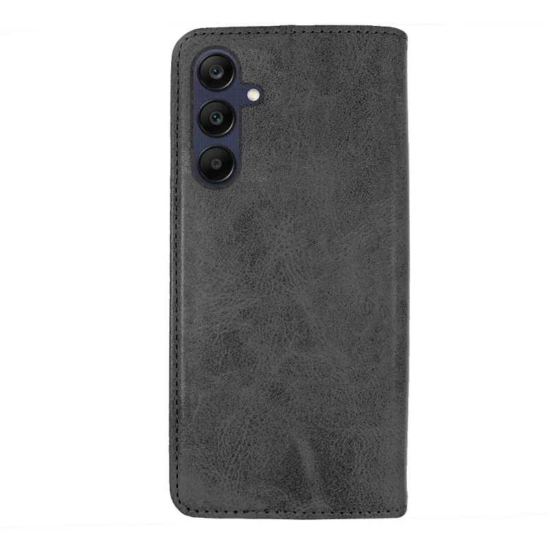 Capa Livro Apokin para Samsung Galaxy A25 em Pele Sintética com Porta-Cartões Preto - Imagem 4