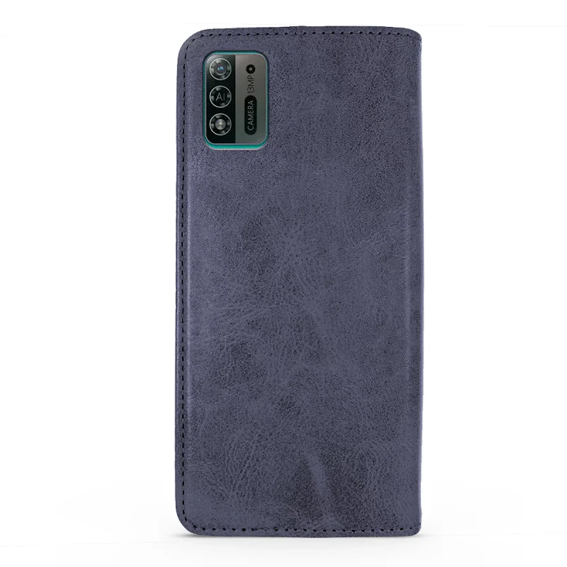 Capa Livro com Porta-Cartões Apokin para ZTE Blade A52 Lite em Pele Sintética Vermelho - Imagem 5