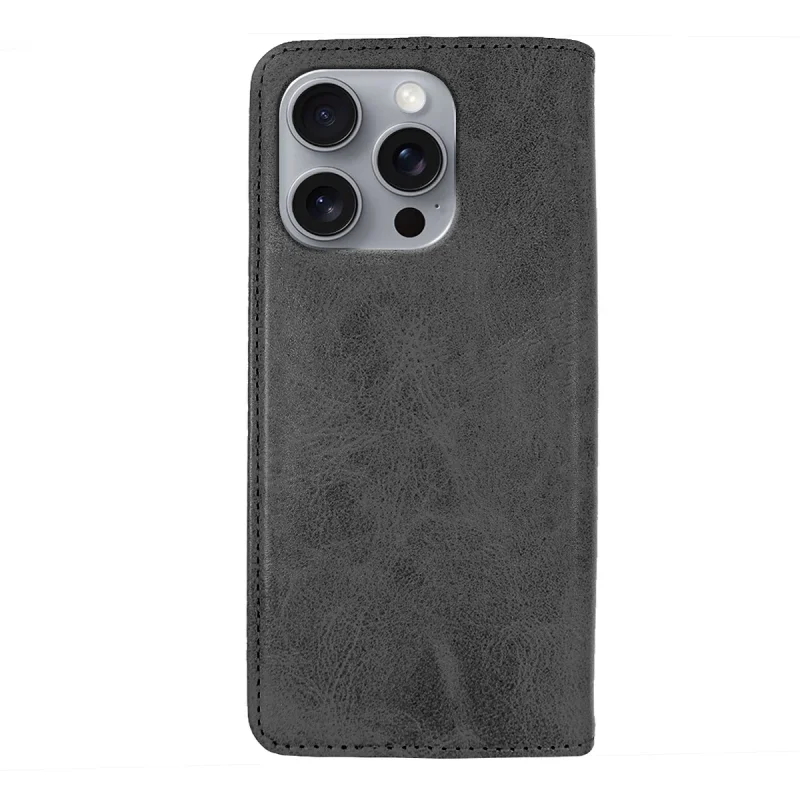 Capa Livro Apokin para iPhone 16 Pro em Pele Sintética com Porta-Cartões Rosa - Imagem 4