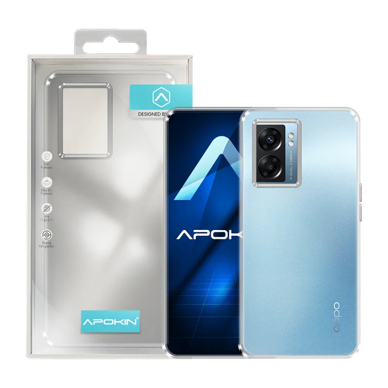 Capa Apokin Antichoque para Oppo A57 4G com Rebordo Colorido Azul - Imagem 6