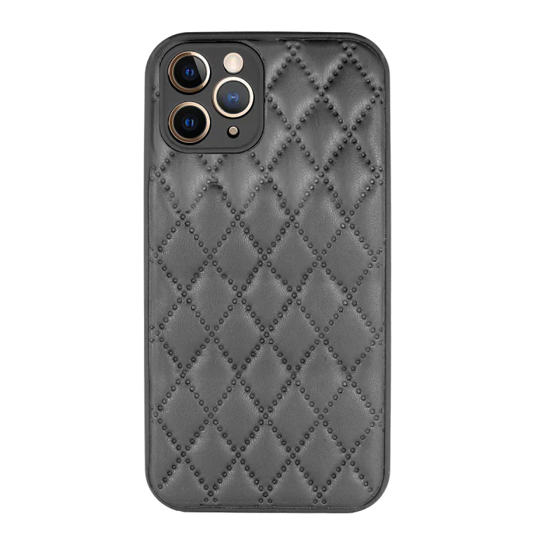 Capa Apokin para iPhone 14 Pro em Pele Sintética Fumada Preto - Imagem 2