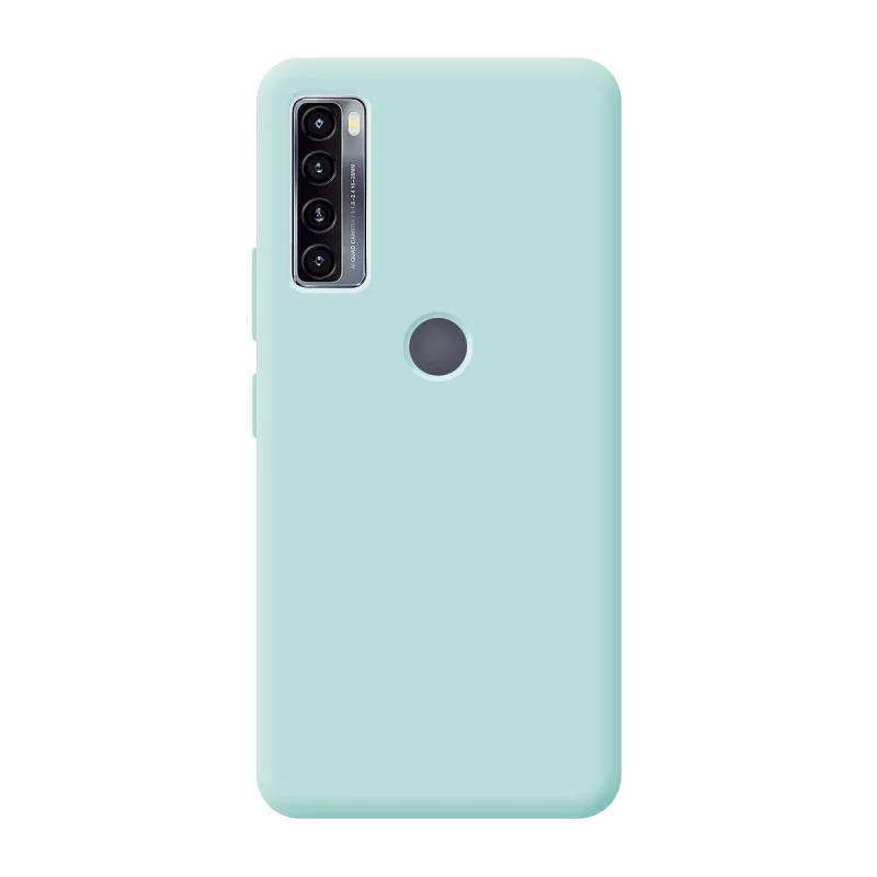 Capa Apokin para TCL 20 SE em Silicone Suave com Proteção de Câmara 3D Preto - Imagem 3