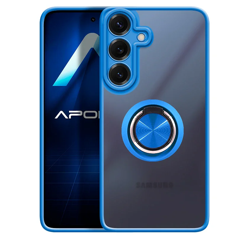 Capa Apokin para Samsung Galaxy S24 e S25 Plus Frosted Smoked com Íman e Suporte Variedade de cores - Imagem 4