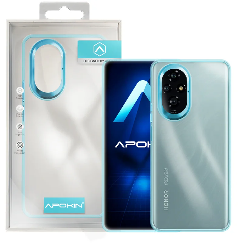Capa Apokin para Honor 200 Pro Acrílica Transparente Preto - Imagem 6