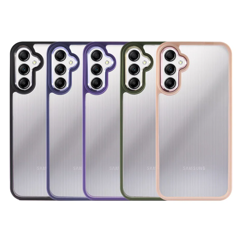 Capa Apokin para Samsung Galaxy A05 Silicone com Rebordo de Câmara em Alumínio Verde - Imagem 1