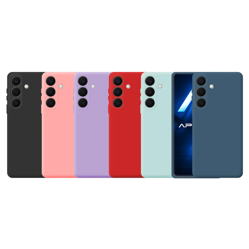 Capa de Silicone Suave Apokin para Samsung Galaxy S26 Azul - Imagem 1