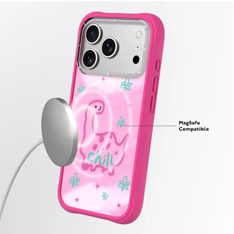Capa Apokin Youngkit Dino Flor para iPhone 17 Pro e 18 Pro - Imagem 5