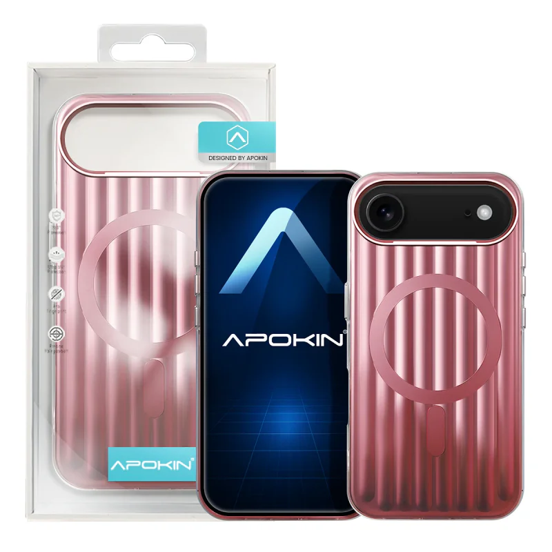 Capa Mate Metalizada Apokin com MagSafe para iPhone 17 Air Prata - Imagem 3