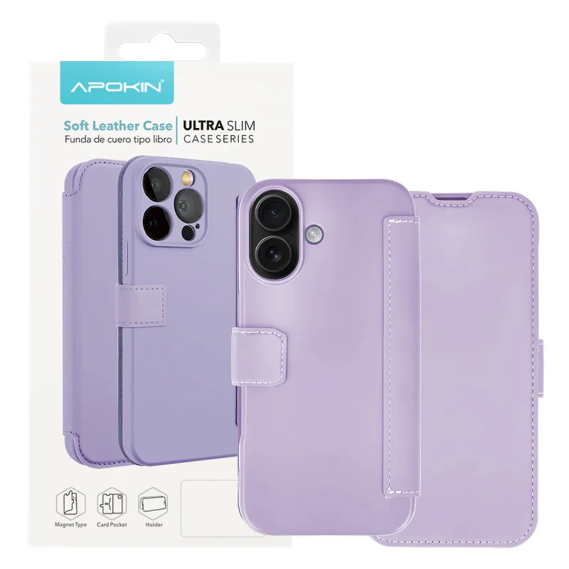 Capa em Silicone Apokin para iPhone 16 com Efeito Pele Rosa Claro - Imagem 2