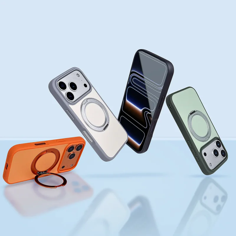 Capa Apokin para Samsung Galaxy S26 Fosca com Aro MagSafe Branco - Imagem 2
