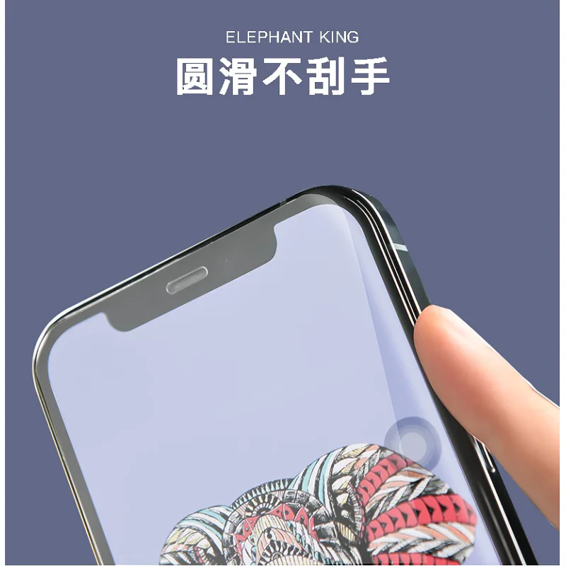 Película de Vidro Temperado Apokin para iPhone 14 Pro Full Micro Curved Crystal A+ Preto - Imagem 6