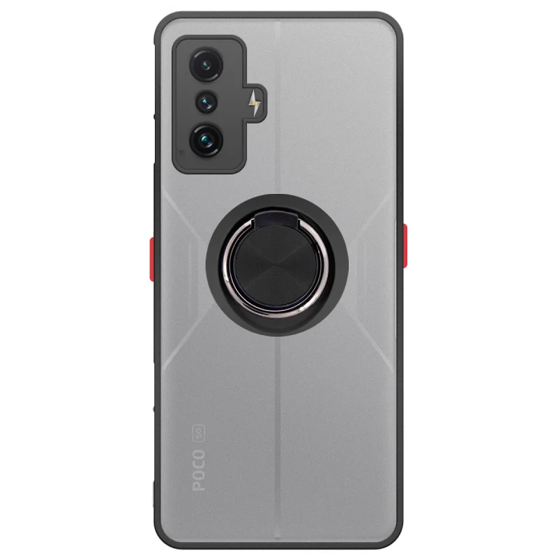 Capa Apokin para Xiaomi Poco F4 Gel Fumada com Íman e Suporte Variedade de cores - Imagem 4