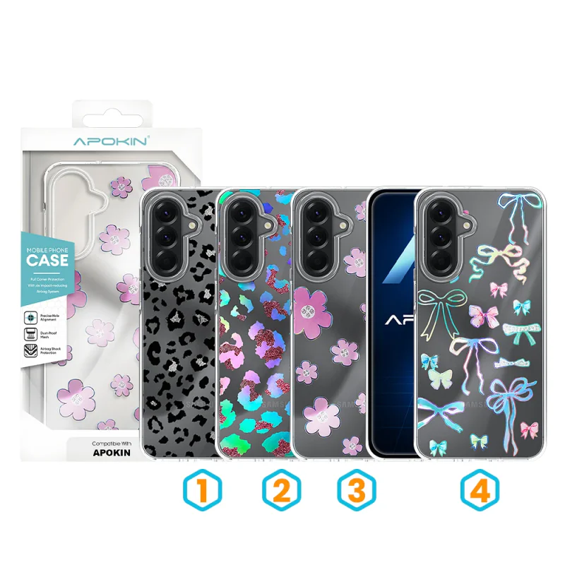 Capa de Silicone Apokin com Desenho para Samsung Galaxy A56 / A36 / A37 Modelo 2