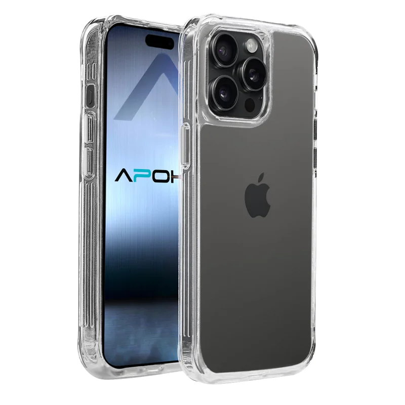 Capa Apokin para iPhone 16 Pro Transparente Espessura Extra de 3,3 mm - Imagem 3