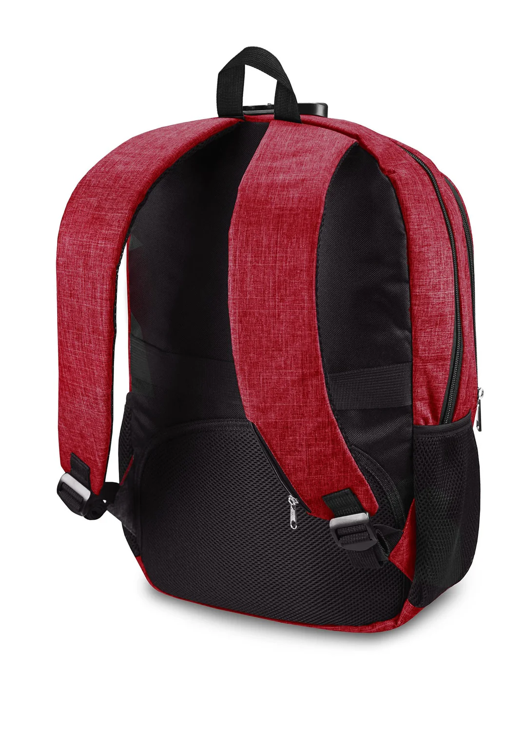 Mochila Subblim Urban Lock para Portátil até 16" Antirroubo com Porta USB Vermelha - Imagem 2