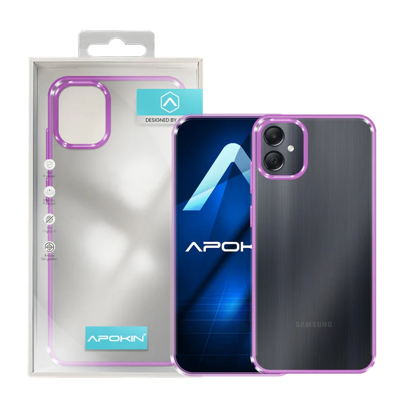 Capa Apokin para Samsung Galaxy A05 Antichoque com Borda Colorida Variedade de cores - Imagem 4