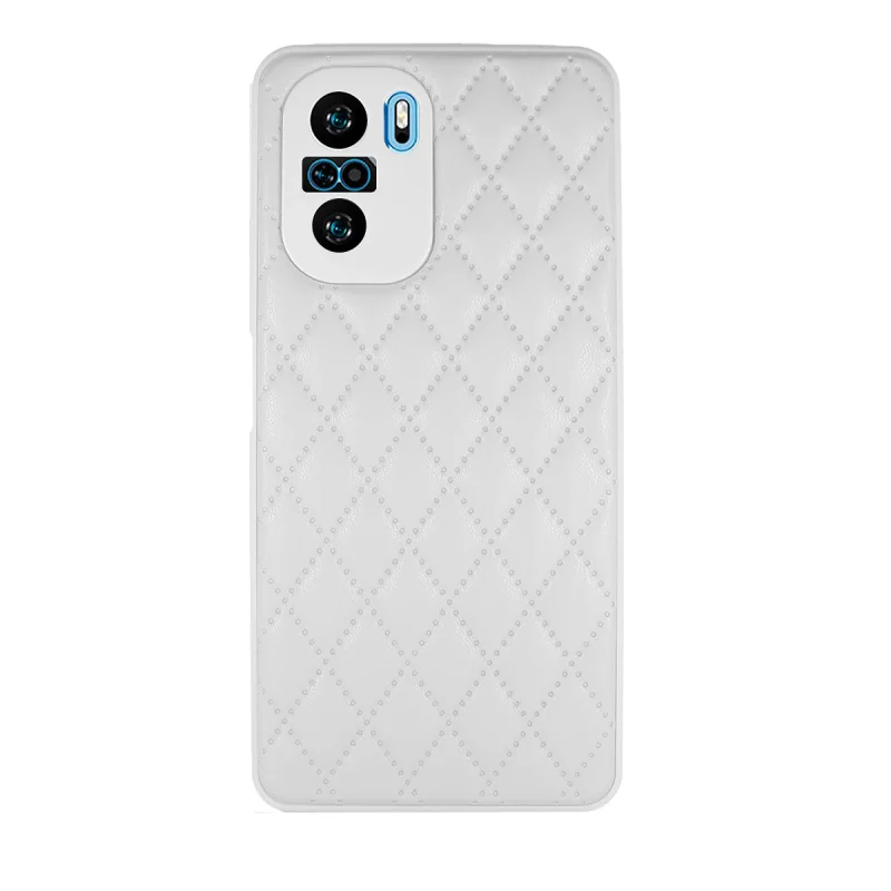 Capa Apokin Chamel Efeito Pele Fumada para Xiaomi POCO F3 e Mi 11i Lilás - Imagem 2