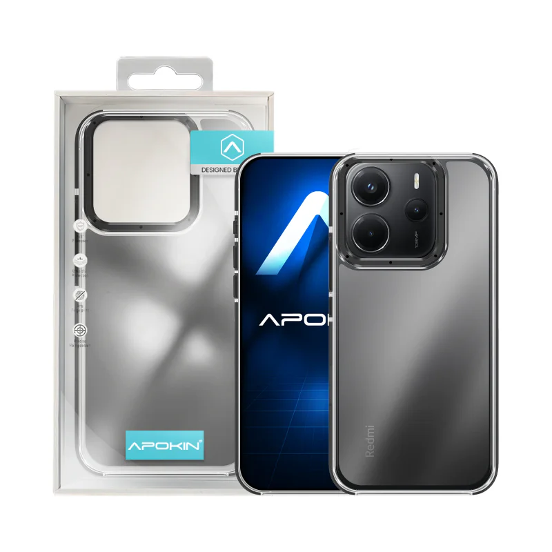 Capa Camaleão Apokin para Xiaomi Redmi Note 14 4G Preto - Imagem 4