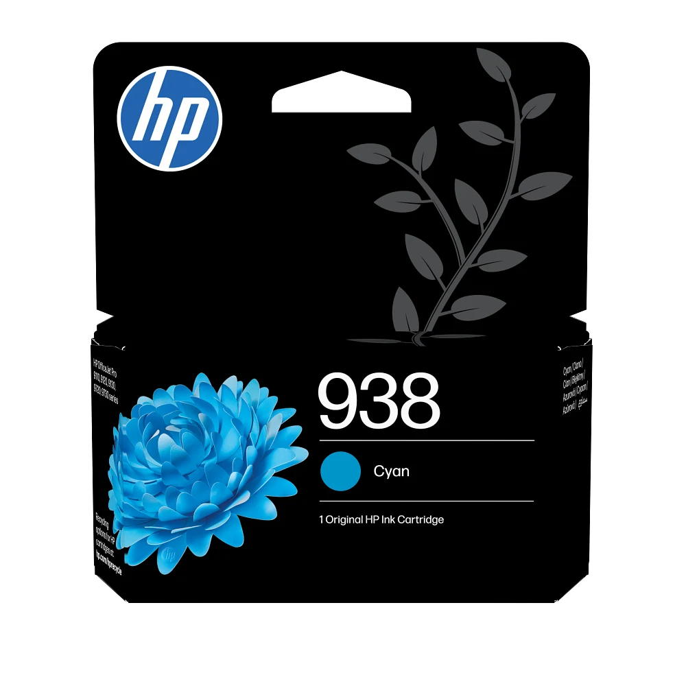 Tinteiro HP 938 Ciano Original - Imagem 1