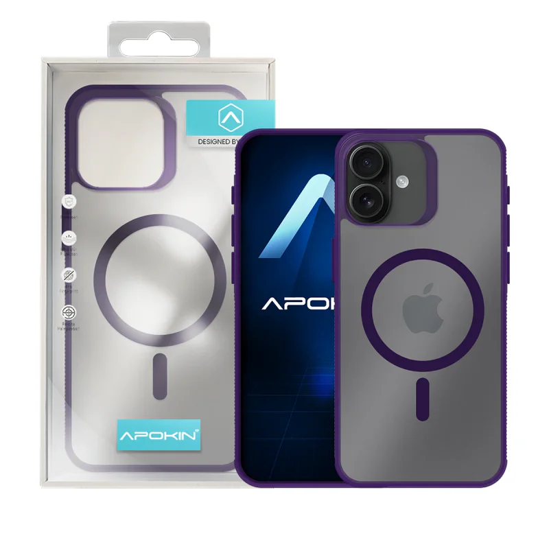 Capa Apokin ABR para iPhone 16 Plus com MagSafe Transparente - Imagem 4
