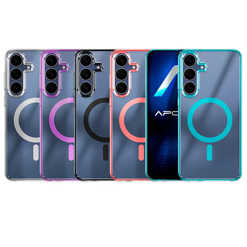 Capa Apokin para Samsung Galaxy S25 FE Acrílica Transparente Variedade de cores