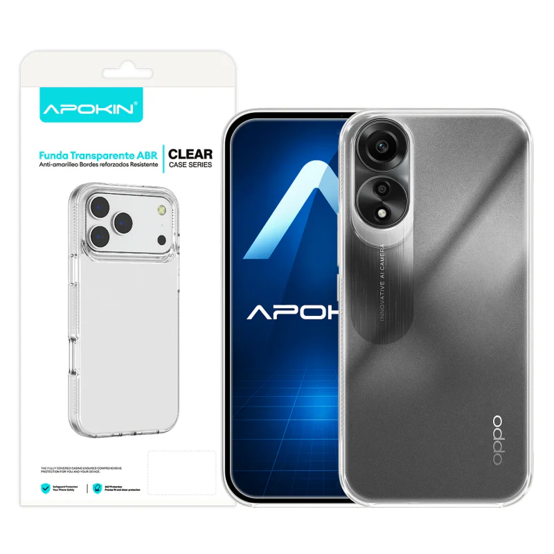 Capa Apokin ABR Antichoques Premium para Oppo A78 4G Transparente