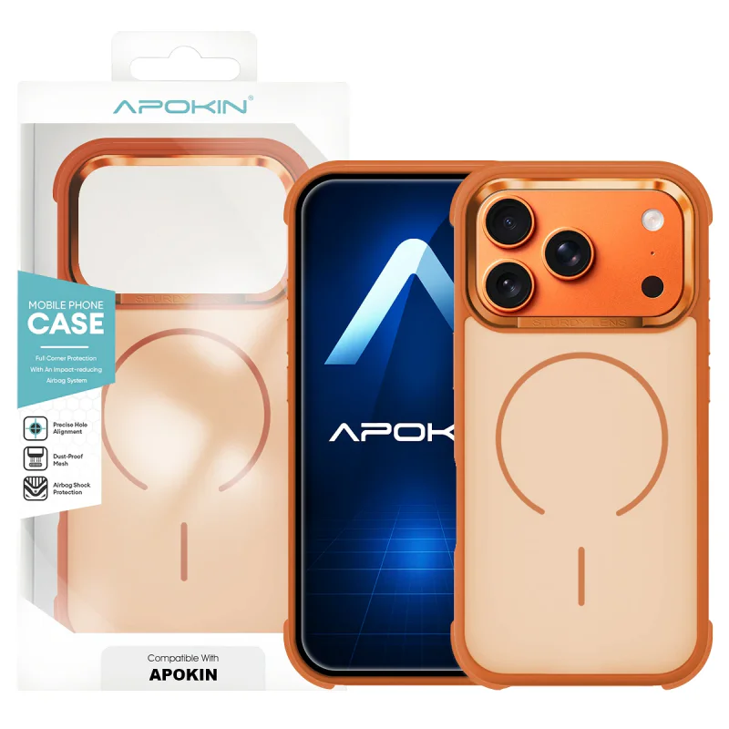 Capa Apokin Antishock Mag para iPhone 17 Pro e 18 Pro Azul - Imagem 4