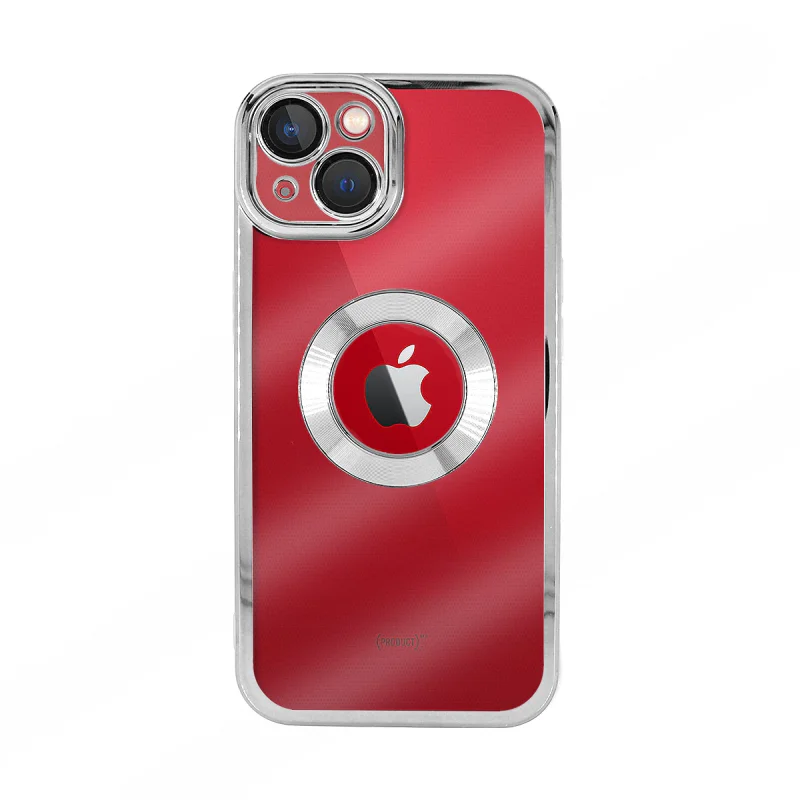 Capa de Silicone Apokin com Bordo Cromado e Proteção de Câmara 3D para iPhone 14 Plus Verde - Imagem 2