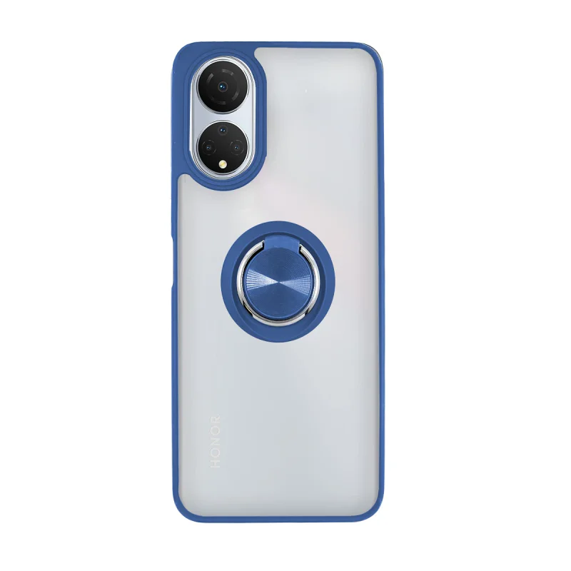 Capa em Gel Apokin para Honor X7a Magnética com Suporte Fumado Azul - Imagem 2