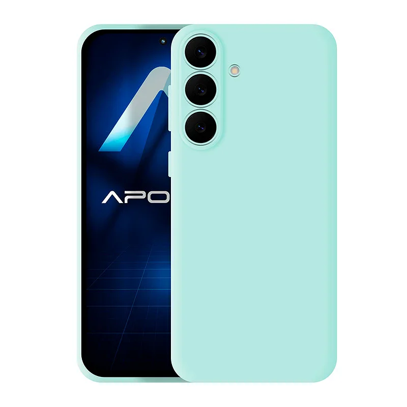 Capa Apokin para Samsung Galaxy S25 FE Silicone Suave Azul - Imagem 3