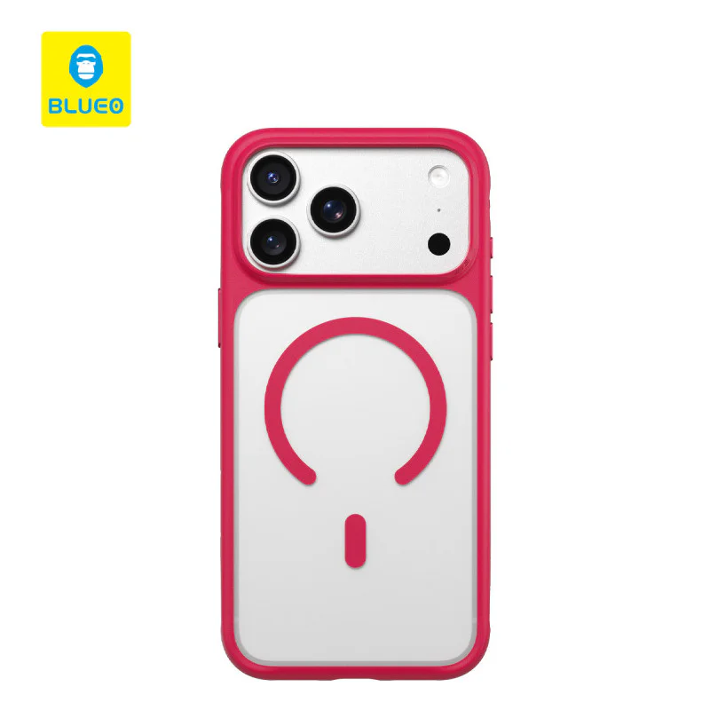 Capa Blueo Apokin Magnética Antimanchas e Antiderrapante para iPhone 17 Pro Max / 18 Pro Max Cereja - Imagem 6