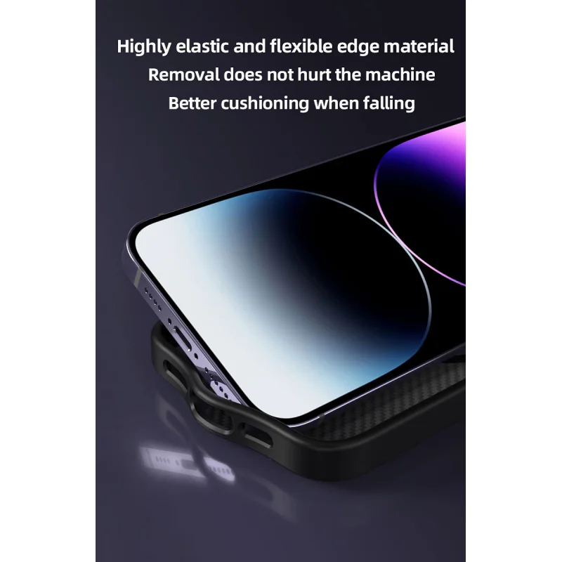 Capa Apokin para iPhone 16 Pro Max Efeito Carbono com MagSafe - Imagem 6