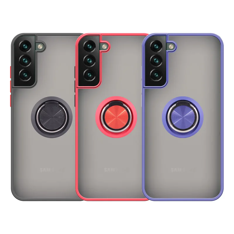 Capa Apokin para Samsung Galaxy S23 Gel com Íman e Suporte Fumado Vermelho - Imagem 1