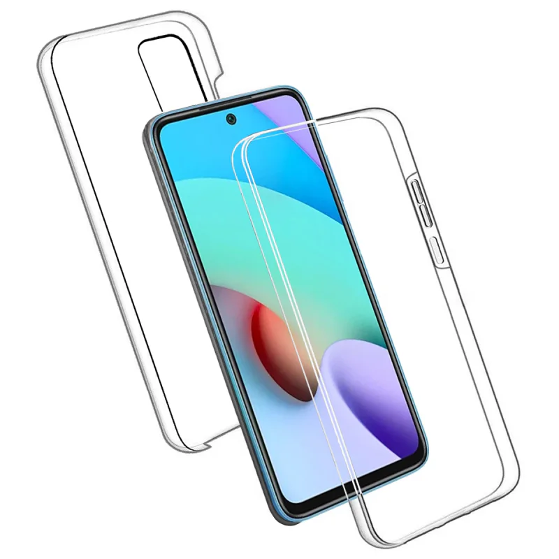 Capa Apokin para Xiaomi Redmi Note 12 Pro 5G Dupla 360 Frontal e Traseira em Silicone Transparente - Imagem 3