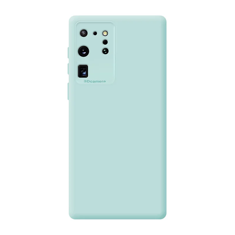 Capa Apokin em Silicone Macio com Proteção de Câmara 3D para Samsung Galaxy S20 Ultra Vermelho - Imagem 3