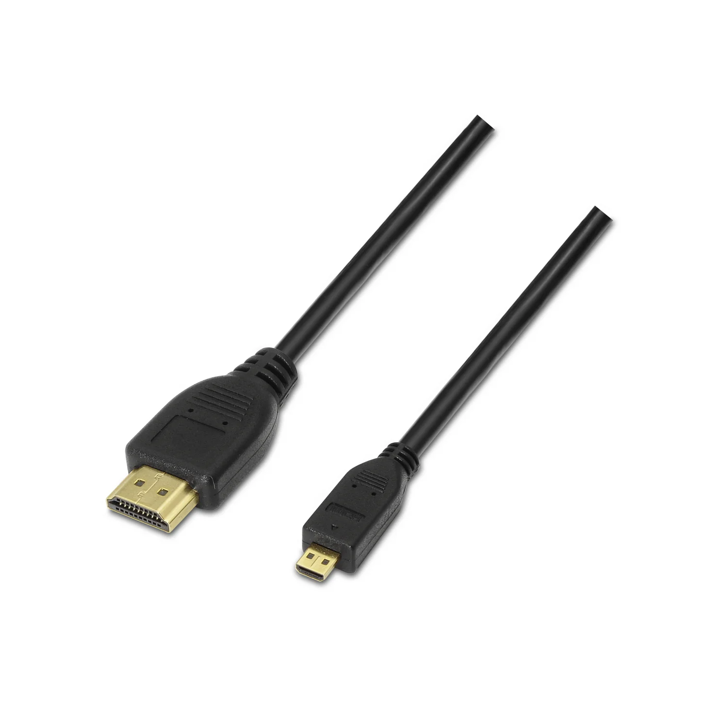 Cabo HDMI Aisens Micro HDMI Macho para HDMI Macho 0,8 m Preto