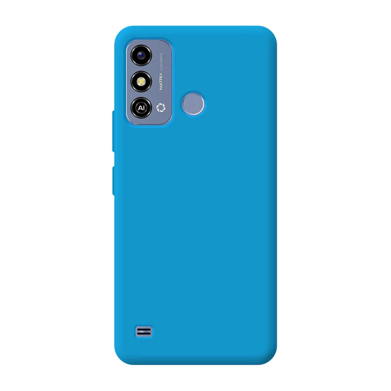Capa Apokin para ZTE Blade A53 Silicone Macio Vermelho - Imagem 2