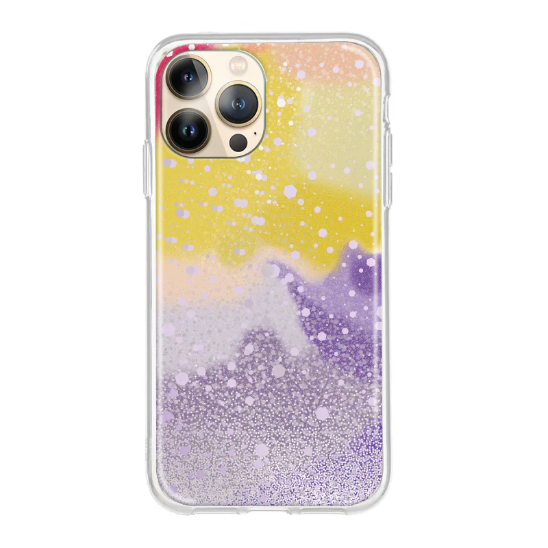 Capa Apokin para iPhone 12 e 12 Pro Gel Glitter 3D com Proteção de Câmara Vermelho - Imagem 3