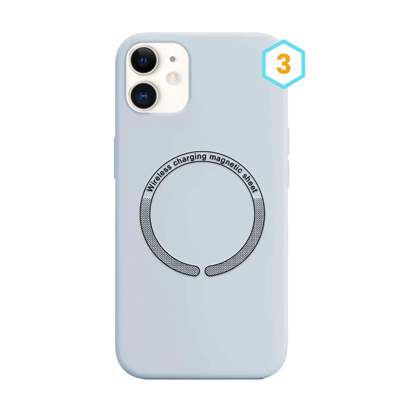 Capa Apokin em Silicone Líquido com MagSafe para iPhone 11 Cor 2 - Imagem 4