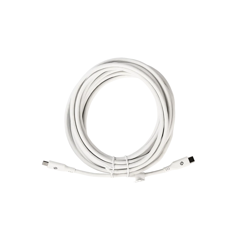 Cabo USB-C para USB-C Shelly 100W Power Delivery 5m Branco - Imagem 1