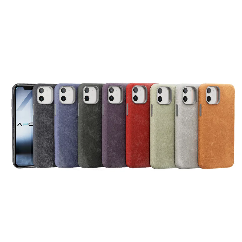 Capa Mocome Apokin para iPhone 11 em Pele com MagSafe Verde Escuro - Imagem 1